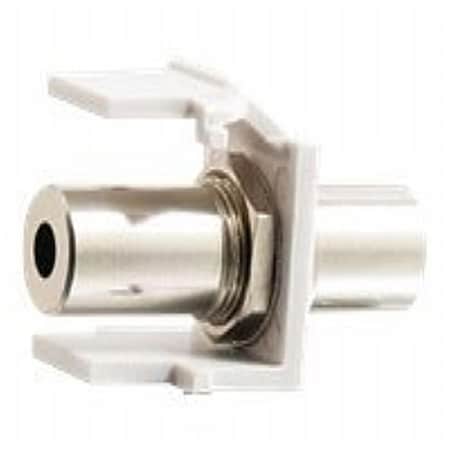 Fasttrack Snap-In 3.5Mm Stereo F-F Keystone Insert Module - White FA131585